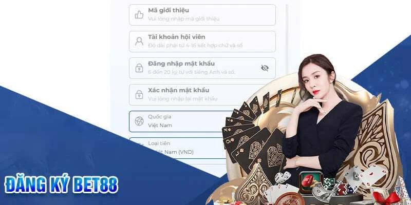 Cách tạo tài khoản Bet88 cực dễ