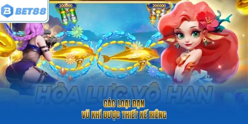 Các loại đạn, vũ khí được thiết kế riêng