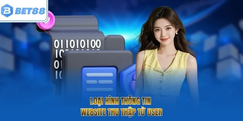 Loại hình thông tin website thu thập từ user